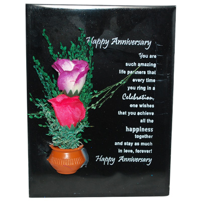 "Happy Anniversary Message Stand -166-code039 - Click here to View more details about this Product